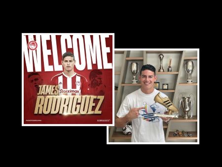 James Rodriguez, Peraih Sepatu Emas, Join ke Klub Yunani Olympiacos